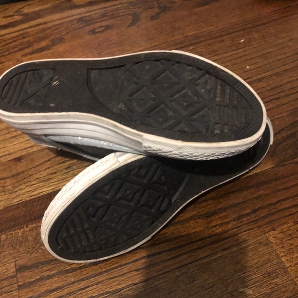 Silver 13 chuck taylor converse high tops - Picture 6 of 6